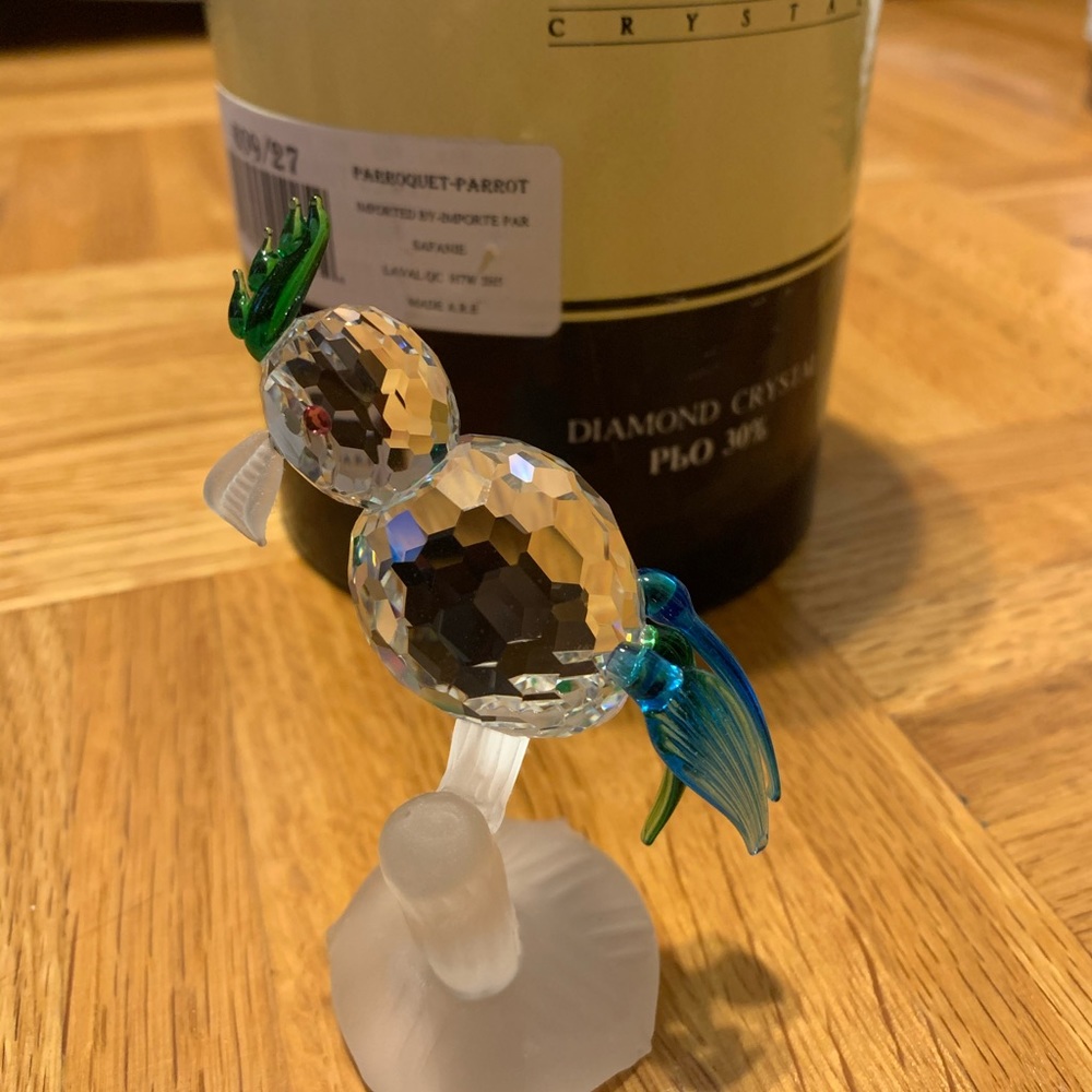 Asfour Parrot Crystal Figurine